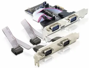 DeLOCK 4 x serial PCI Express card