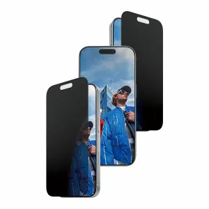PanzerGlass 2-Way Privacy Screen Protector iPhone 17 iPhone 16 Pro Ultra-Wide Fit w. Fastfit in-a-box