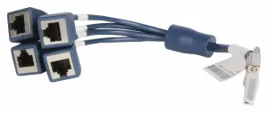 HP Networking Comware X260 Mini D-28 to 4-RJ45 0.3m Router Cable