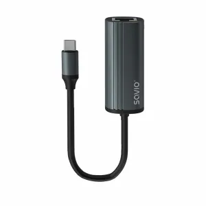 Savio AK-56 Adapter USB-C 3.1 GEN 1 do RJ-45 Gigabit Ethernet