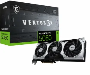 MSI VENTUS GEFORCE RTX 5080 16G VENTUS 3X OC PLUS