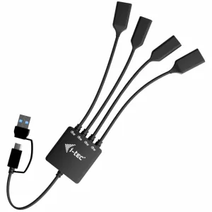 iTEC USB-C/USB-A Cable HUB 4 port (2x USB-C, 2x USB-A)