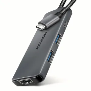Axagon HMC-5H8K USB 5Gbps hub 2x USB-A USB-C HDMI 8k/30Hz PD 100W kabel USB-C