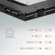 Axagon RSS-CD09 2.5 SSD/HDD caddy into DVD slot 9.5 mm LED ALU #7