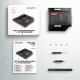 Axagon RSS-CD09 2.5 SSD/HDD caddy into DVD slot 9.5 mm LED ALU #8