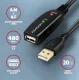 Axagon ADR-220 USB 2.0 A-M -> A-F active extension/repeater cable 20m #3