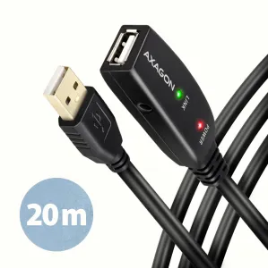 Axagon ADR-220 USB 2.0 A-M -> A-F active extension/repeater cable 20m