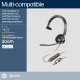 POLY Blackwire 3310 Monaural Microsoft Teams Certified USB-C Headset +USB-C/A Adapter #4
