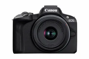 Canon EOS R50, Black + RF-S 18-45mm F4.5-6.3 IS STM Kit