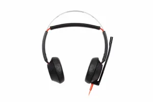 POLY Blackwire 5220 Stereo USB-C Headset +3.5mm Plug +USB-C/A Adapter (Bulk)
