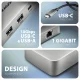 Axagon HMC-CUB83X2 USB 10Gbps hub, 2x USB-A, USB-C, HDMI & DP 4k/144Hz, RJ-45, PD 100W #3