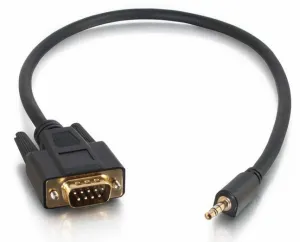 CablesToGo 0.5m DB9 - 3.5mm m/m