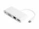 Prokord ADAPTER USB 3.1 TYPE C TO VGA+RJ45+USB3.0+TYPE-C