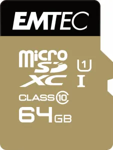 Emtec microSD Class10 Gold+ 64GB
