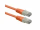 Roline S/FTP (PiMF) Patch Cord, Cat.6 (Class E), PoE, orange, 7 m #3