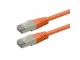 Roline S/FTP (PiMF) Patch Cord, Cat.6 (Class E), PoE, orange, 7 m