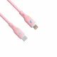 Akyga Cable USB type C / Lightning 1m AK-USB-71 30W Silicone Pink #2