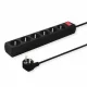 Savio LZ-02 Listwa zasilajca, 5 gniazd, 3m