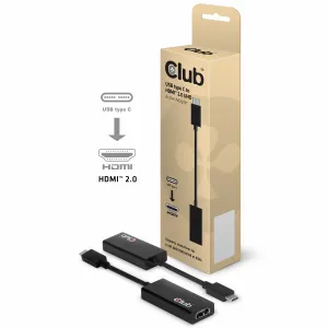 CLUB3D USB 3.1 Type C to HDMI 2.0 UHD Active Adapter