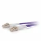 CablesToGo 2m LC/LC OM4 LSZH Fibre Patch - Purple #3