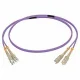 CablesToGo 2m LC/LC OM4 LSZH Fibre Patch - Purple