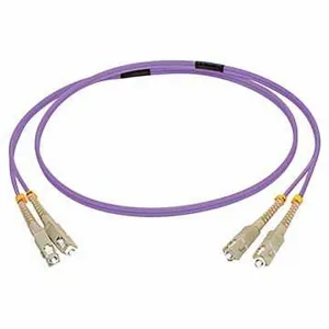 CablesToGo 2m LC/LC OM4 LSZH Fibre Patch - Purple