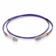 CablesToGo 2m LC/LC OM4 LSZH Fibre Patch - Purple #2