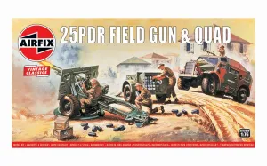 Airfix 25PDR Field Gun & Quad