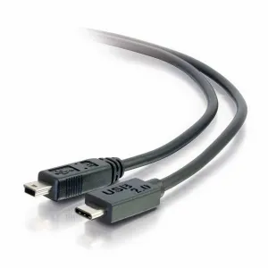 CablesToGo USB 2.0, C - Mini B, 4m