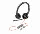 HP Blackwire 3325 Stereo USB-C Headset +3.5mm Plug +USB-C/A Adapter #6