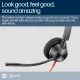 HP Blackwire 3320 Stereo Microsoft Teams Certified USB-C Headset +USB-C/A Adapter #3