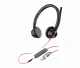 HP Blackwire 3325 Stereo Microsoft Teams Certified USB-C Headset +3.5mm Plug +USB-C/A Adapter #8