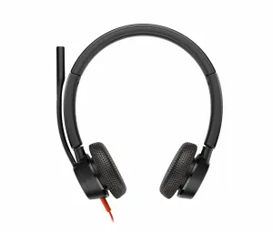 HP Blackwire 3325 Stereo Microsoft Teams Certified USB-C Headset +3.5mm Plug +USB-C/A Adapter
