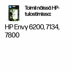 HP 303 2-pack Black/Tri-color Original Ink Cartridges
