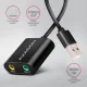 Axagon ADA-12 USB sound card with 15 cm cable and metal body. #2