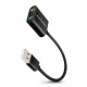 Axagon ADA-12 USB sound card with 15 cm cable and metal body.