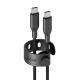 PanzerGlass empower by PanzerGlass Racing 60W USB-C to USB-C Cable USB 2.0 1.2M Space Black