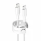 PanzerGlass empower by PanzerGlass Racing 60W USB-C to USB-C Cable USB 2.0 2M Silver White