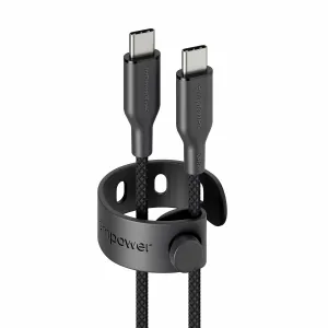 PanzerGlass empower by PanzerGlass Racing 240W USB-C to USB-C Cable USB 2.0 1.2M Space Black