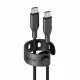 PanzerGlass empower by PanzerGlass Racing 240W USB-C to USB-C Cable USB 2.0 2M Space Black