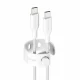 PanzerGlass empower by PanzerGlass Racing 240W USB-C to USB-C Cable USB 2.0 2M Silver White