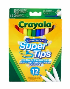 Crayola 12 Bright supertips