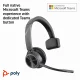 POLY Voyager 4310 Microsoft Teams Certified USB-A Headset +BT700 dongle #8