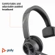 POLY Voyager 4310 Microsoft Teams Certified USB-A Headset +BT700 dongle #7