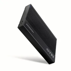 Axagon EE25-GTR Ribbed aluminum USB 3.2 Gen 2 - SATA 6G external box for 2.5" SSD/HDD