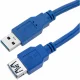 Techly 0.5m USB 3.0 A M/F