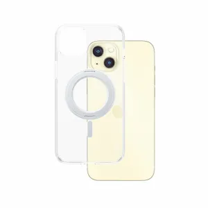 PanzerGlass CARE by PanzerGlass Feature Case Transparent w. Silver Kickstand & MagSafe iPhone 15 Plus