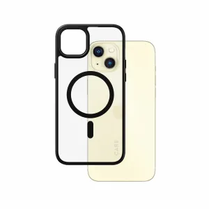 PanzerGlass CARE by PanzerGlass Urban Combat Case Transparent w. Black MagSafe iPhone 15 Plus