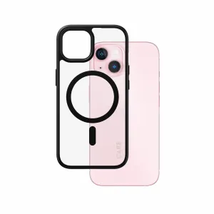 PanzerGlass CARE by PanzerGlass Urban Combat Case Transparent w. Black MagSafe iPhone 15