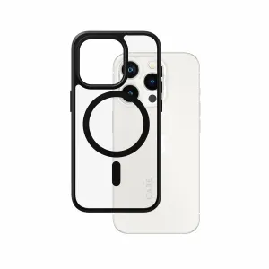 PanzerGlass CARE by PanzerGlass Urban Combat Case Transparent w. Black MagSafe iPhone 15 Pro